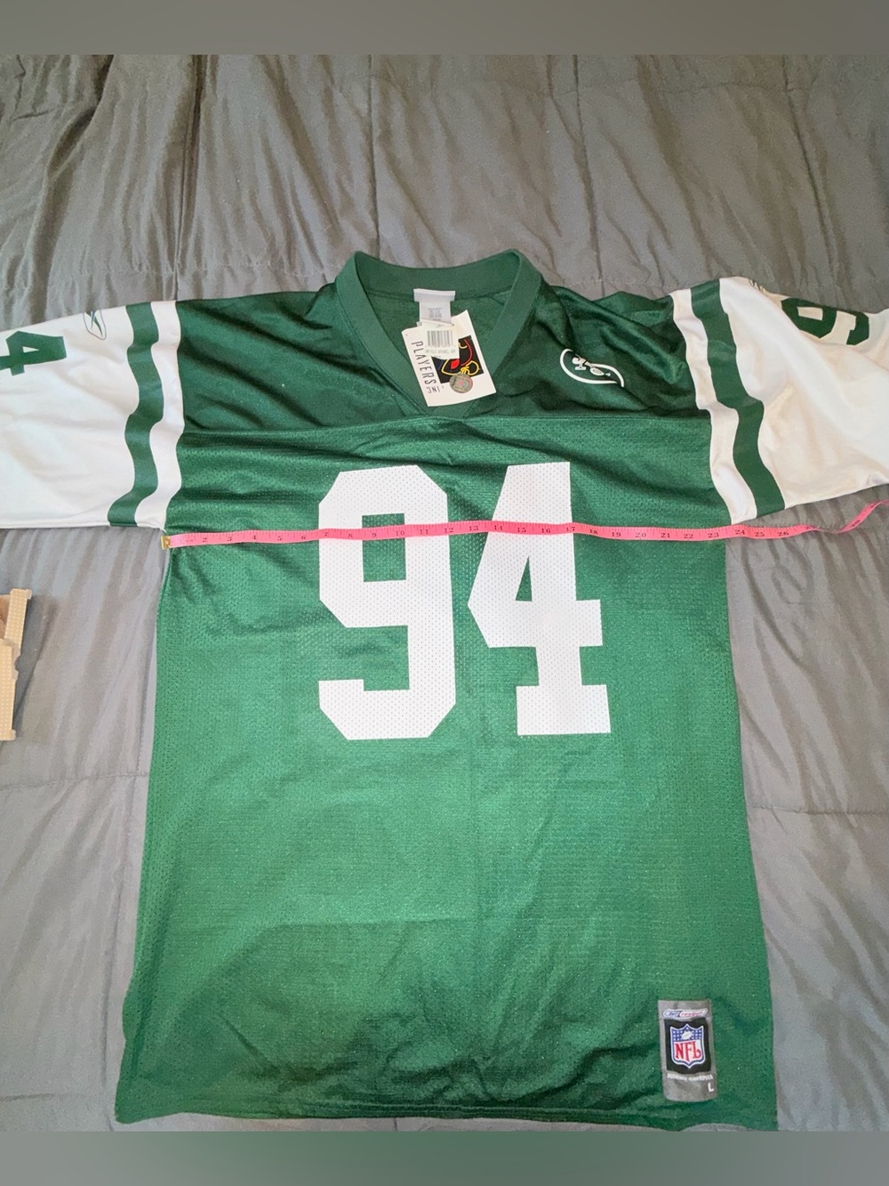 Vintage Reebok New York Jets John Abraham #94 NFL Jersey NWT Large Y2K - Picture 4 of 6